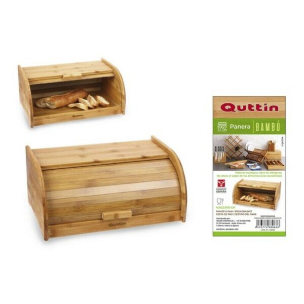 Кутия за Хляб Quttin Бамбук (40 X 25,5 x 18 cm)