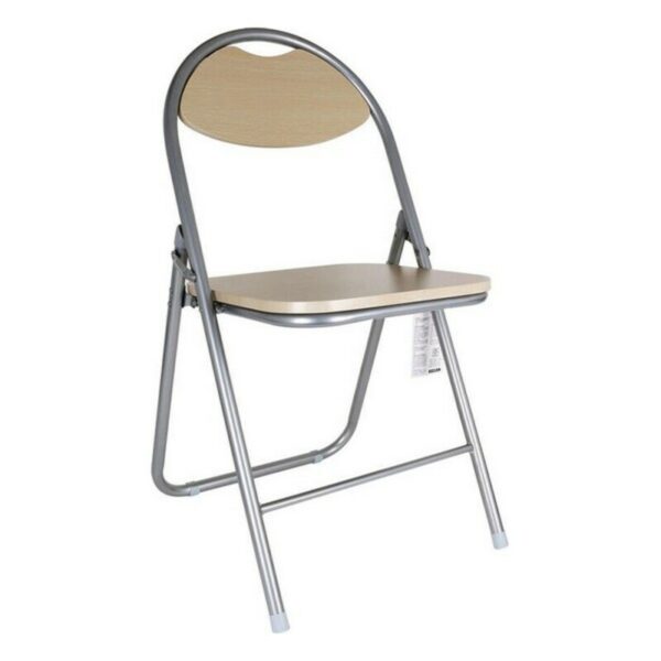 подплатен къмпинг стол Confortime Дървен Метал Стоманено сив (44 x 4 x 80 cm)