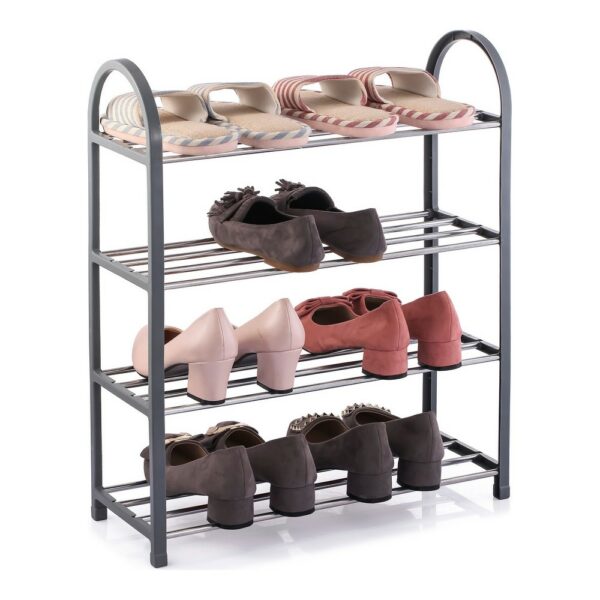 Шкаф за обувки Confortime Сив Метал Пластмаса (49,5 x 18,5 x 65 cm)