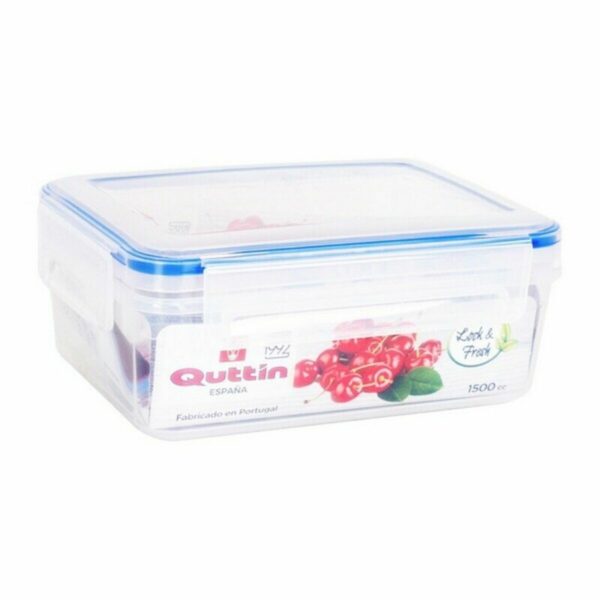 Херметическа Кутия за Обяд Quttin L&F Пластмаса