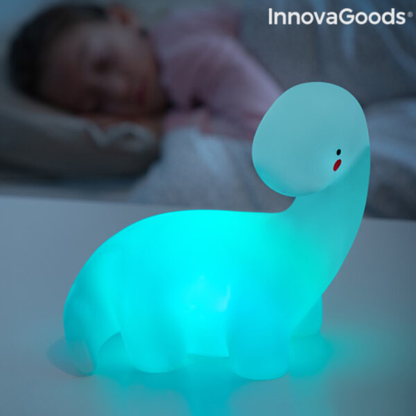 Многоцветна LED Лампа Динозавър Lightosaurus InnovaGoods