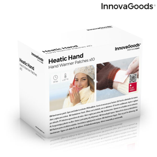 Подложки за Загряване на Ръце Heatic Hand InnovaGoods (опаковка от 10)