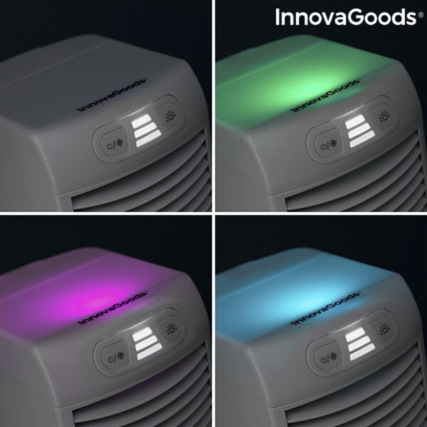 Мини изпарителен преносим климатик с LED Freezyq+ InnovaGoods