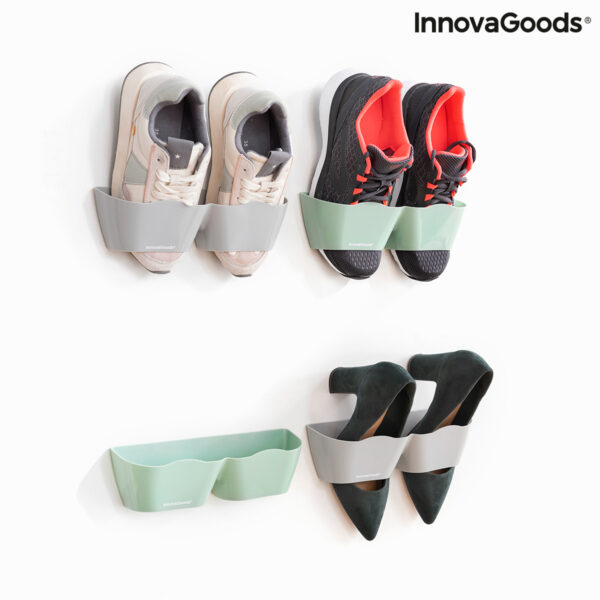 Залепващи Поставки за Обувки Shohold InnovaGoods Опаковка от 4 единици