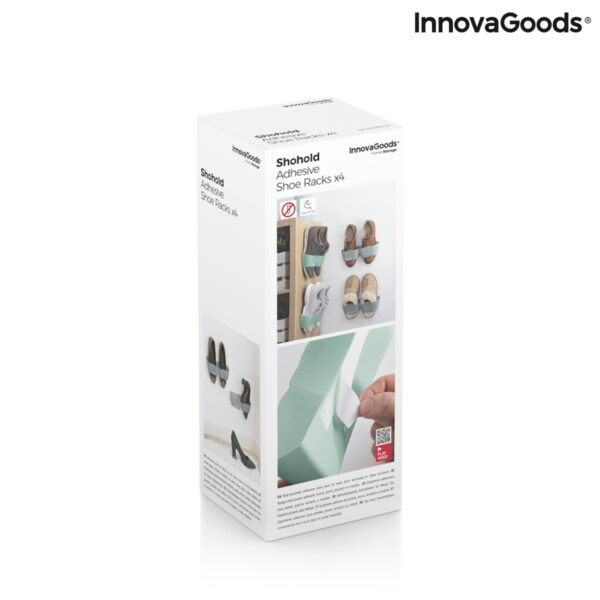 Залепващи Поставки за Обувки Shohold InnovaGoods Опаковка от 4 единици