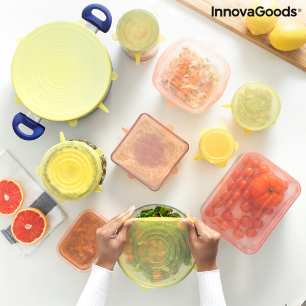 Комплект от 10 многократни и регулируеми кухненски капака Lilyd InnovaGoods