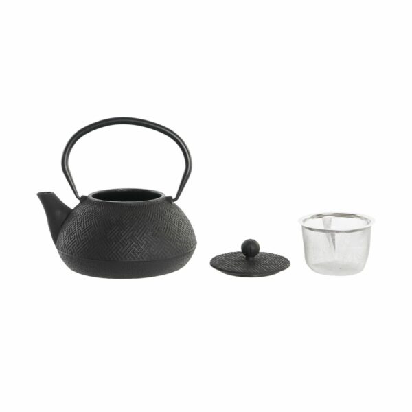 чайник DKD Home Decor Черен Неръждаема стомана Бял (2 броя)