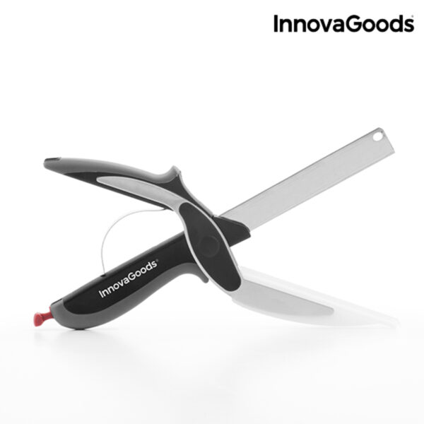 Ножица с Нож с Вградена Малка Дъска за Рязане Scible InnovaGoods
