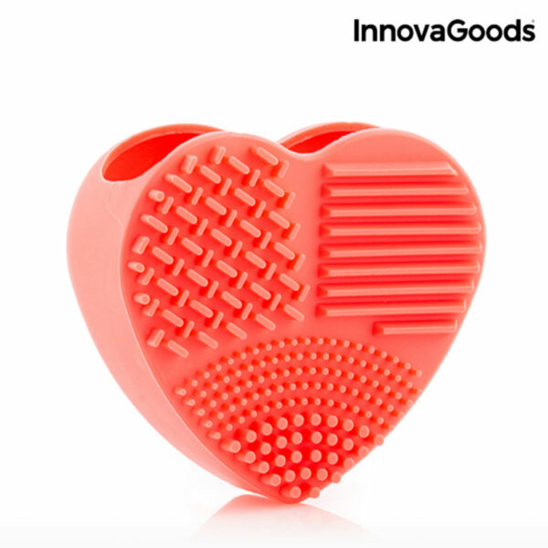 Силиконов гъба за Почистване на Четки за Грим Heart InnovaGoods