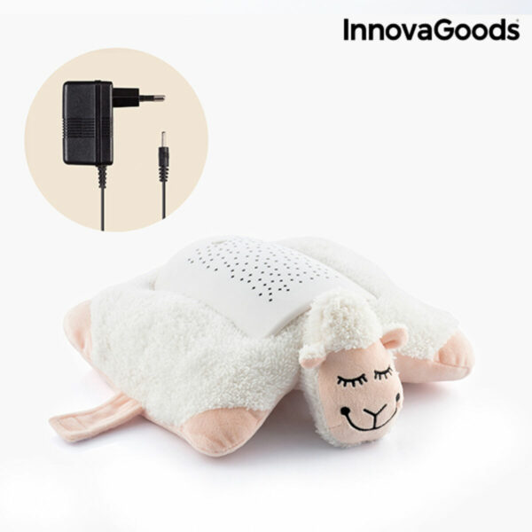 Плюшена Играчка Овца с LED Проектор InnovaGoods