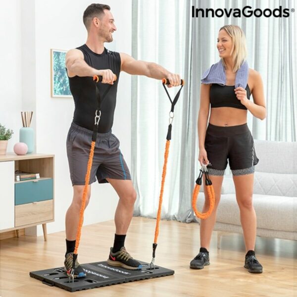 Преносим фитнес уред с ластици за с Ръководство за Упражнения Gympak Max InnovaGoods