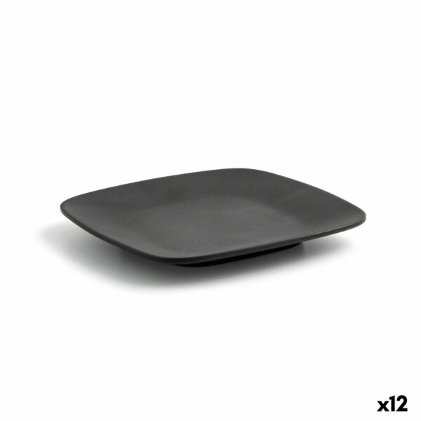 Чиния Quid Select Черен Пластмаса меламин (14,3 x 1,5 cm) (Pack 12x)