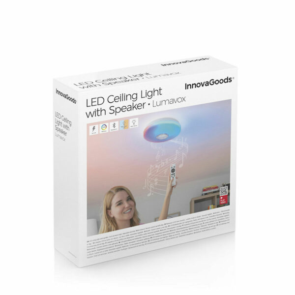 LED Плафониер с Високоговорител Lumavox InnovaGoods