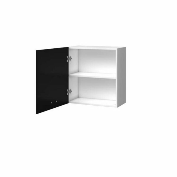 Кухненски шкаф Бял Матово черно (60 x 30 x 58 cm)