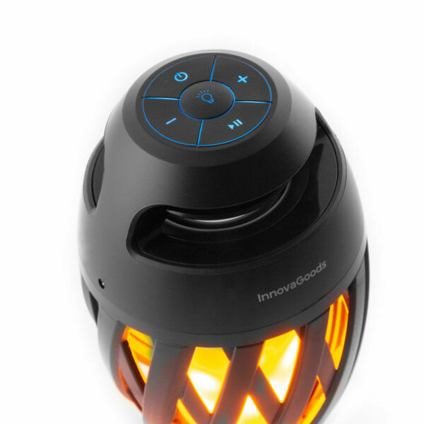 Безжичен Високоговорител с LED Пламък Ефект Spekkle InnovaGoods