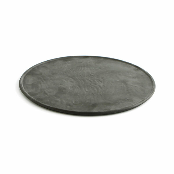 Плитка чиния Quid Mineral Gres Керамика Черен Ø 33 cm (6 броя)