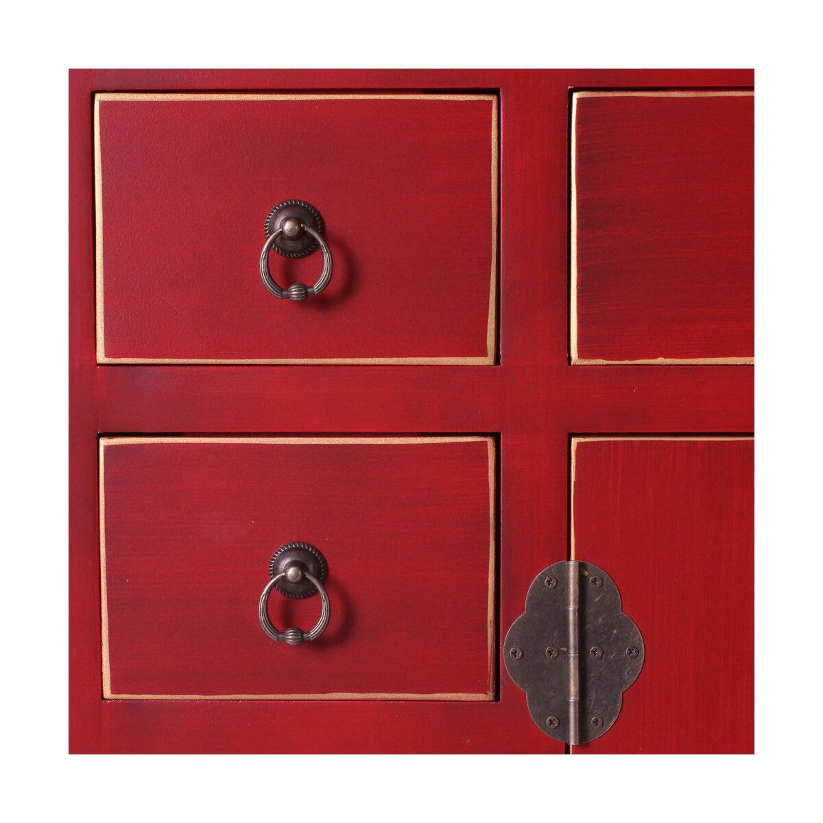 Шкаф за ключове Versa Листенца Дървен MDF 6,5 x 26 x 20 cm