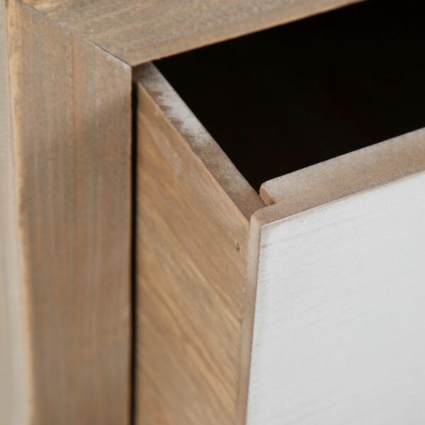 Нощно шкафче KENSY 40 x 30 x 55 cm Естествен Дървен Бял