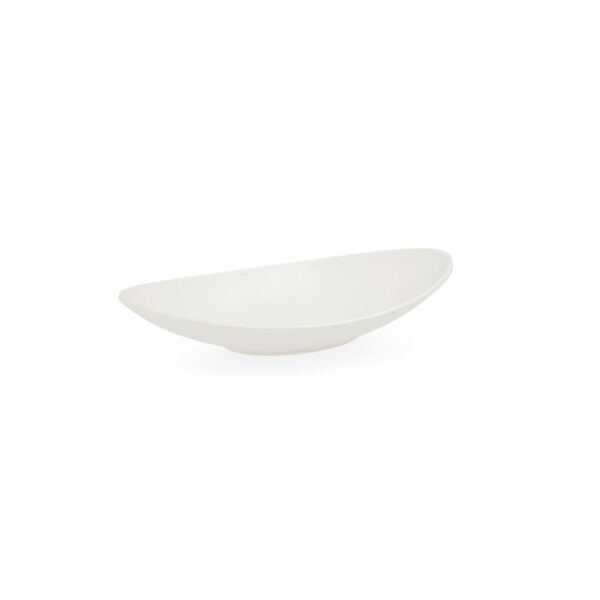 Дълбока чиния Quid Select Овал Бял Пластмаса 18 x 10,5 x 3 cm (12 броя)
