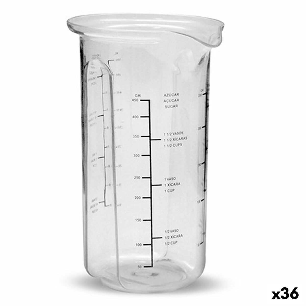 Чаша Bidasoa Fosil Сив Cтъкло 460 ml (6 броя)