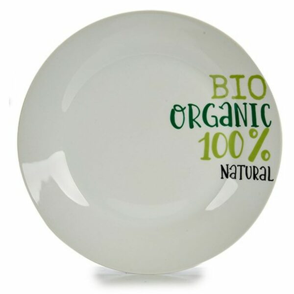 Плоска чиния Organic Порцелан 24,4 x 2,6 x 24,4 cm (10 броя)