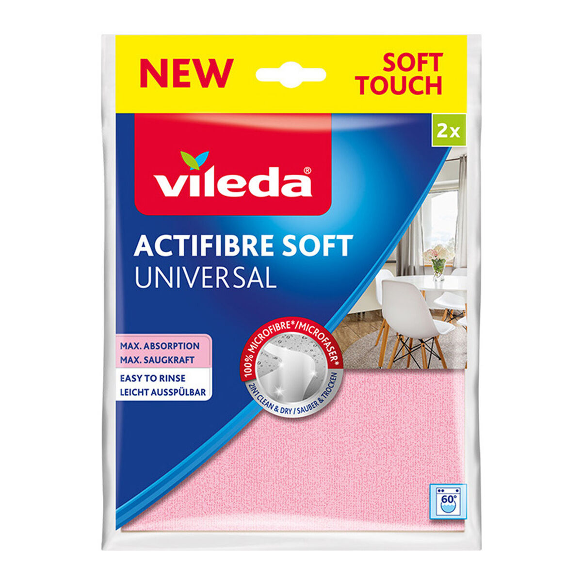 Микрофибърна кърпа за почистване Vileda 151991 (1 броя)