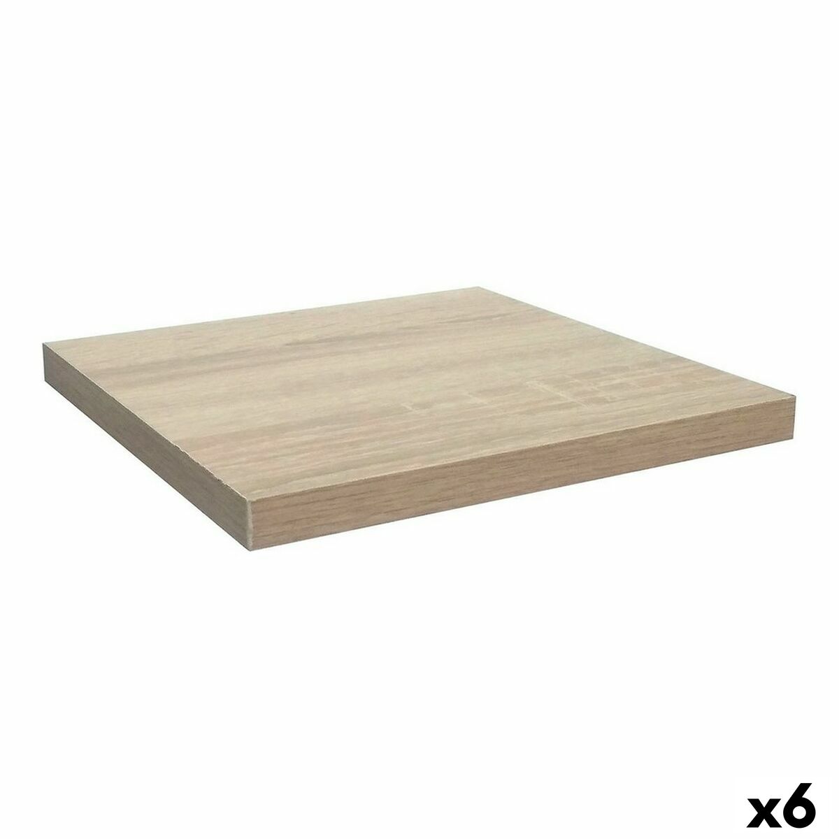 Рафтове Confortime Дървен MDF Бял 23,5 x 80 x 3,8 cm (4 броя)