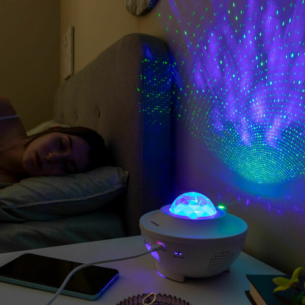 LED и лазерен звезден проектор с високоговорител Sedlay InnovaGoods