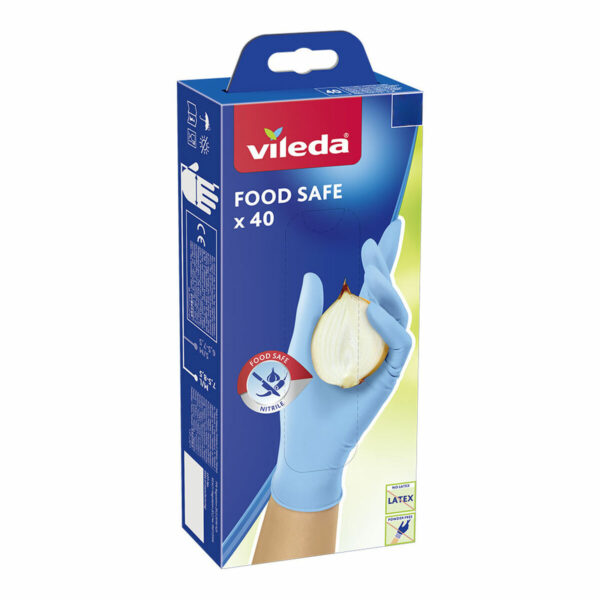 Ръкавици за Еднократна Употреба Vileda Food Safe 171013 S/M (40 броя)