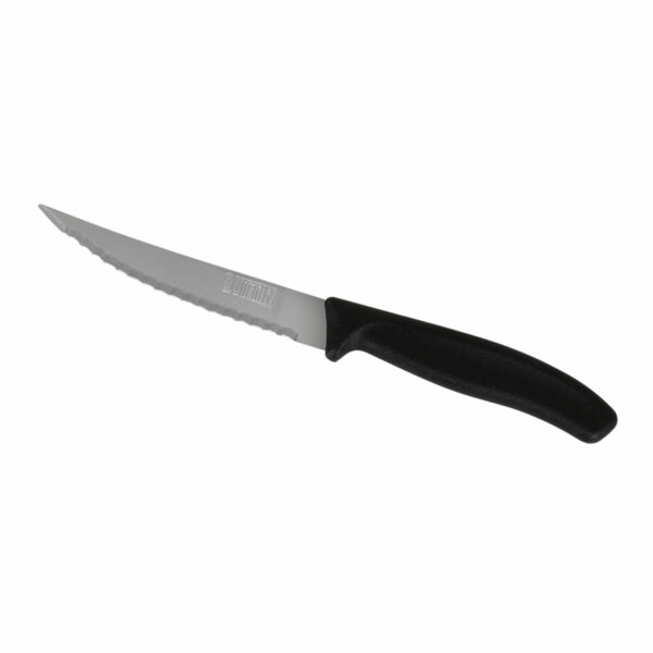 Комплект Ножове Quttin 11 cm Черен Сребрист 6 Части (12 броя)