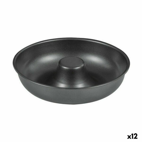 Форма за Печене Quttin Понички Въглеродна стомана Черен Ø 21 cm 21 x 5 cm (12 броя)