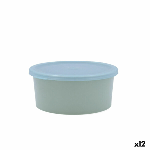 Кръгла Кутия за Обяд с Капак Quid Inspira 760 ml Зелен Пластмаса (12 броя)