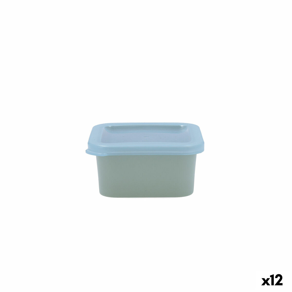 Правоъгълна Кутия за Обяд с Капак Quid Inspira 380 ml Зелен Пластмаса (12 броя)