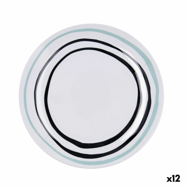 Плоска чиния Bidasoa Zigzag Многоцветен Керамика Ø 26,5 cm (12 броя)