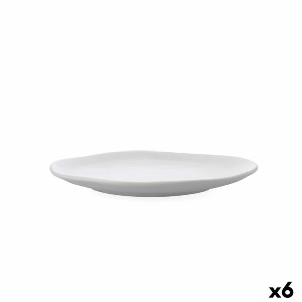 Плоска чиния Bidasoa Cosmos Бял Керамика 23 cm (6 броя)