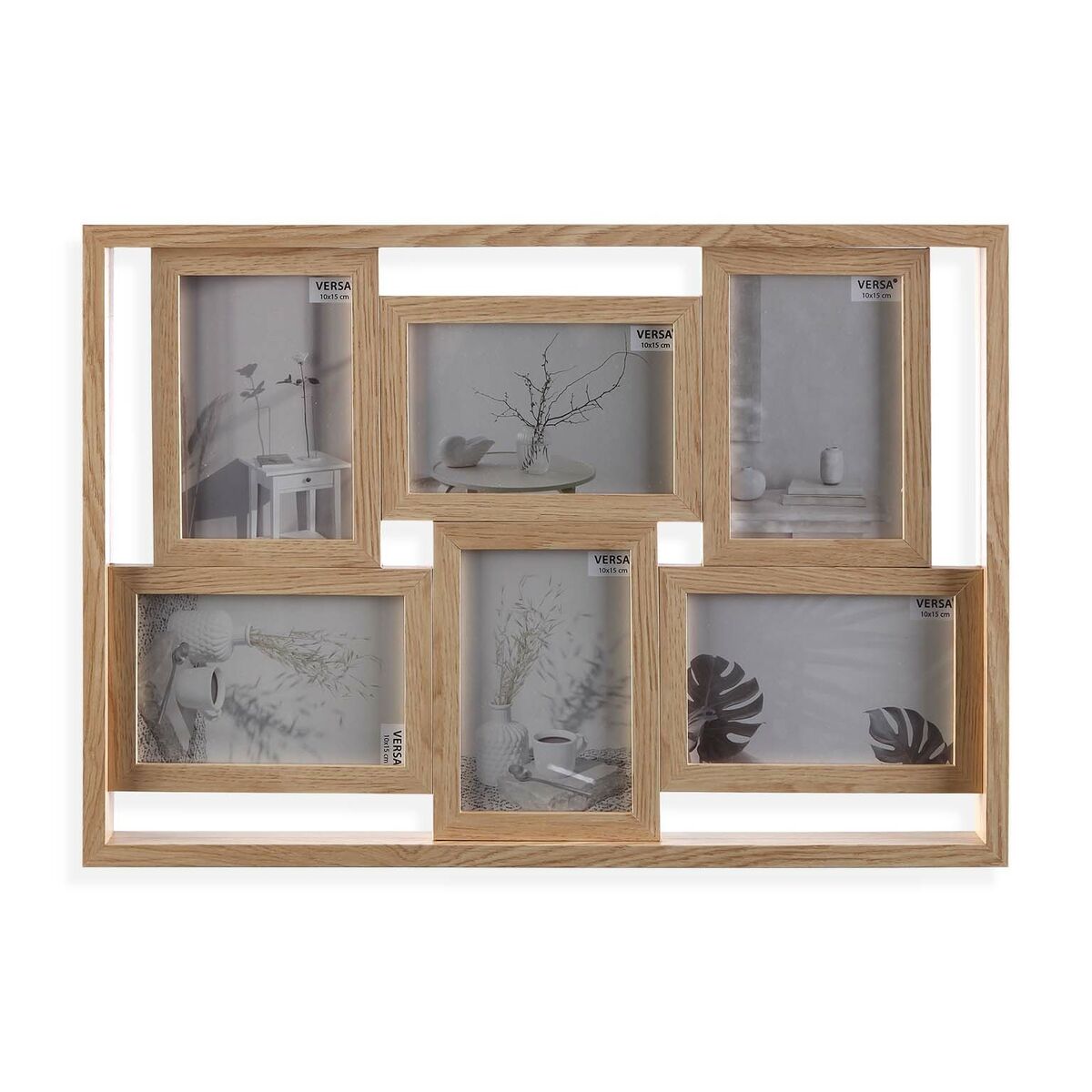 Рамка за снимки Естествен Дървен MDF 21 x 30 cm 28 x 1,5 x 36,5 cm