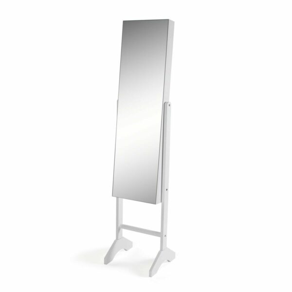 Стенно огледало Versa Бял Огледало Дървен MDF Максималист 33,5 x 153 x 35,2 cm