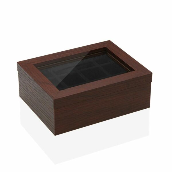 Кутия за бижута Versa Дървен 12,7 x 6 x 16,4 cm