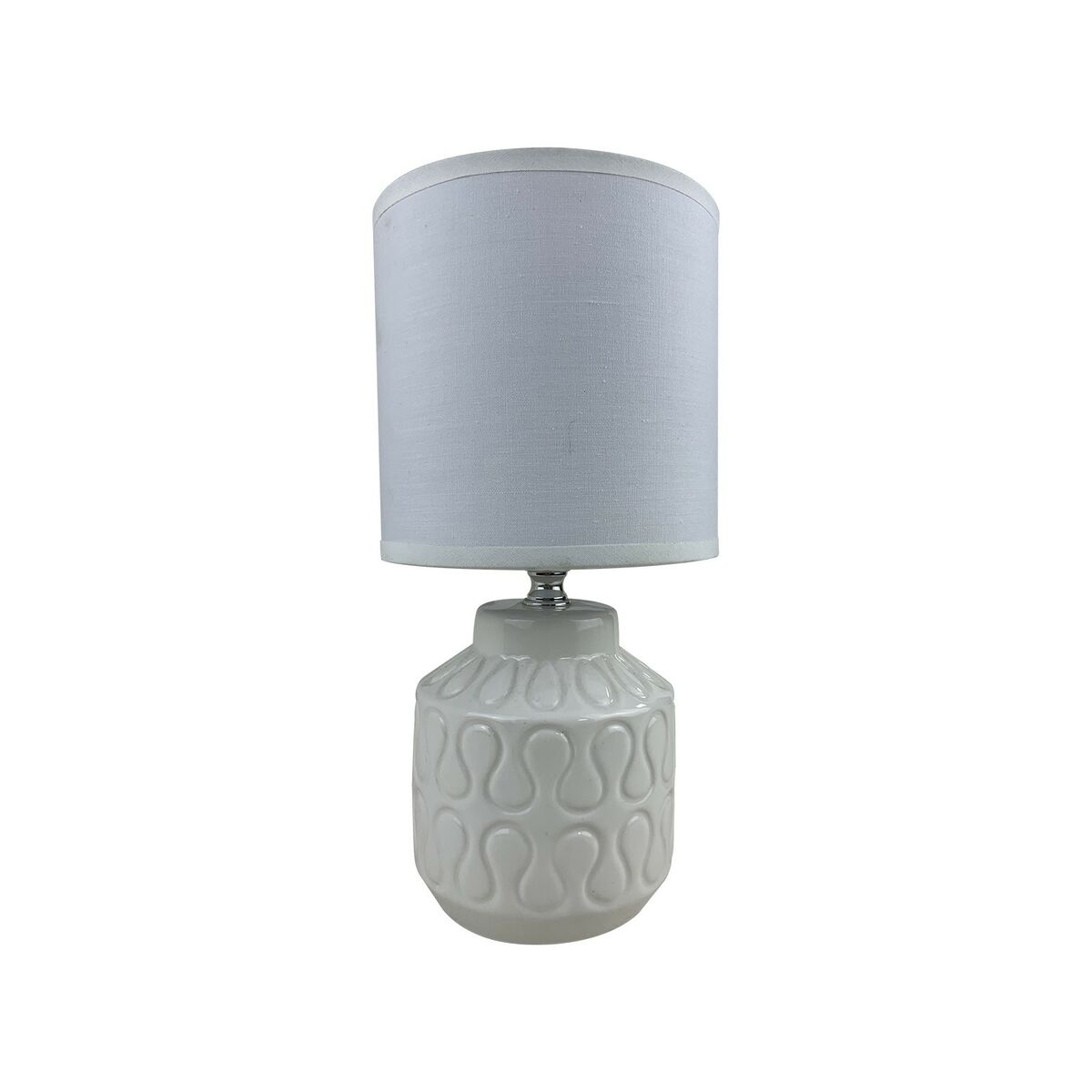 Настолна лампа Versa Бял Керамика 14 x 23,5 x 14 cm