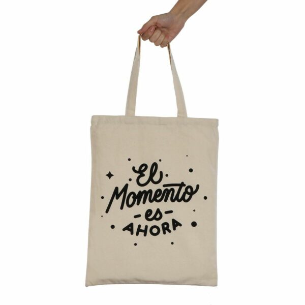 Чанта за пазаруване Versa El momento es ahora 36 x 48 x 36 cm