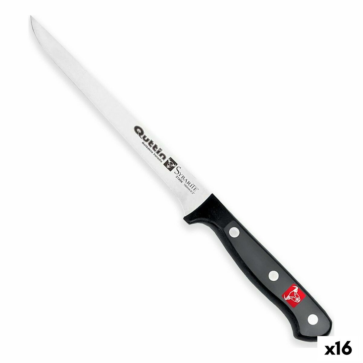 Нож за Котлети Quttin Black edition 11 cm 1,8 mm (12 броя)