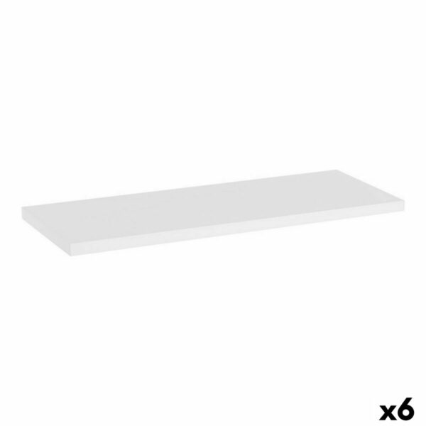 Рафтове Confortime меламин Бял Дървен 20 x 80 x 1,8 cm