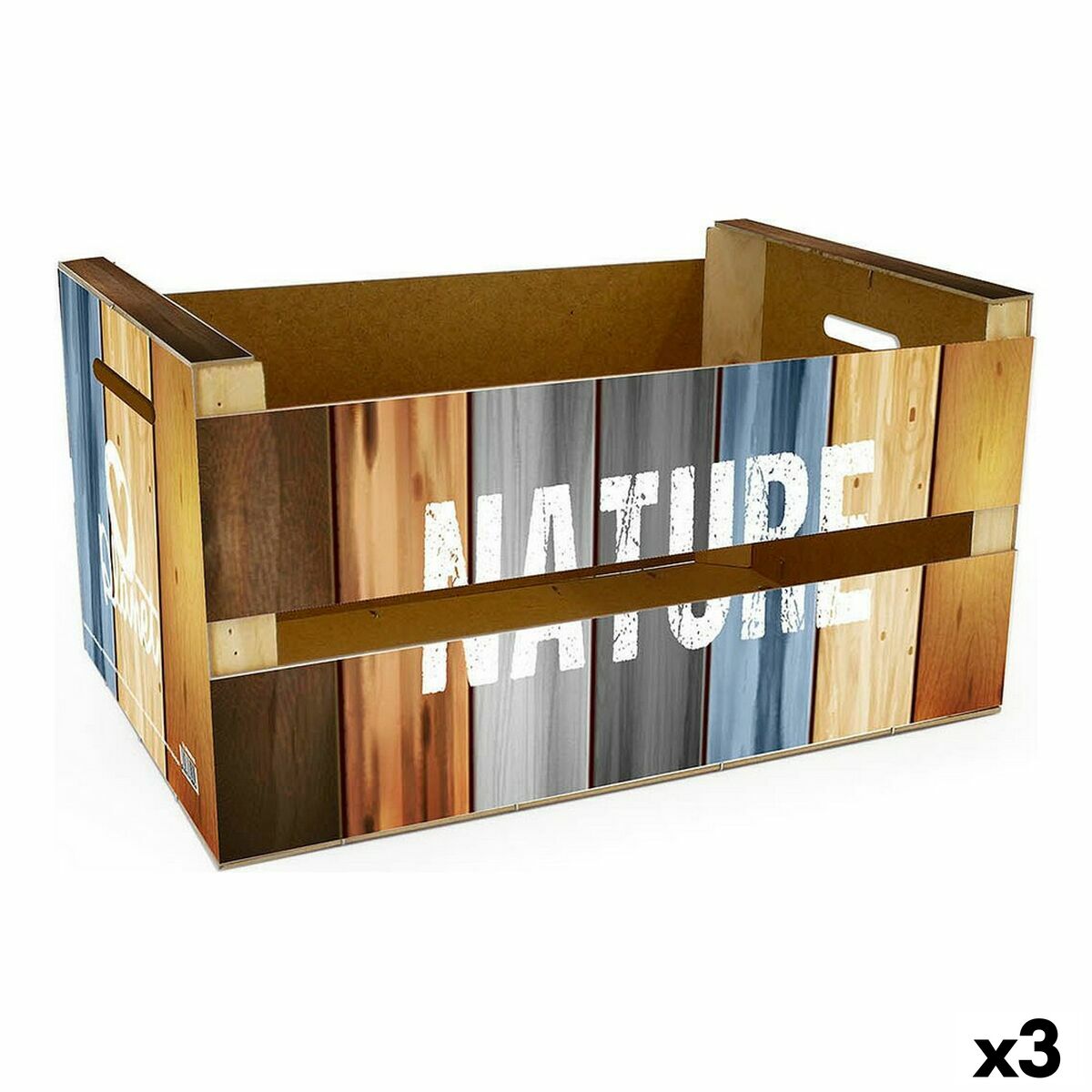 Кутия за Съхранение Confortime Paradise (3 броя) (44 x 24,5 x 23 cm)