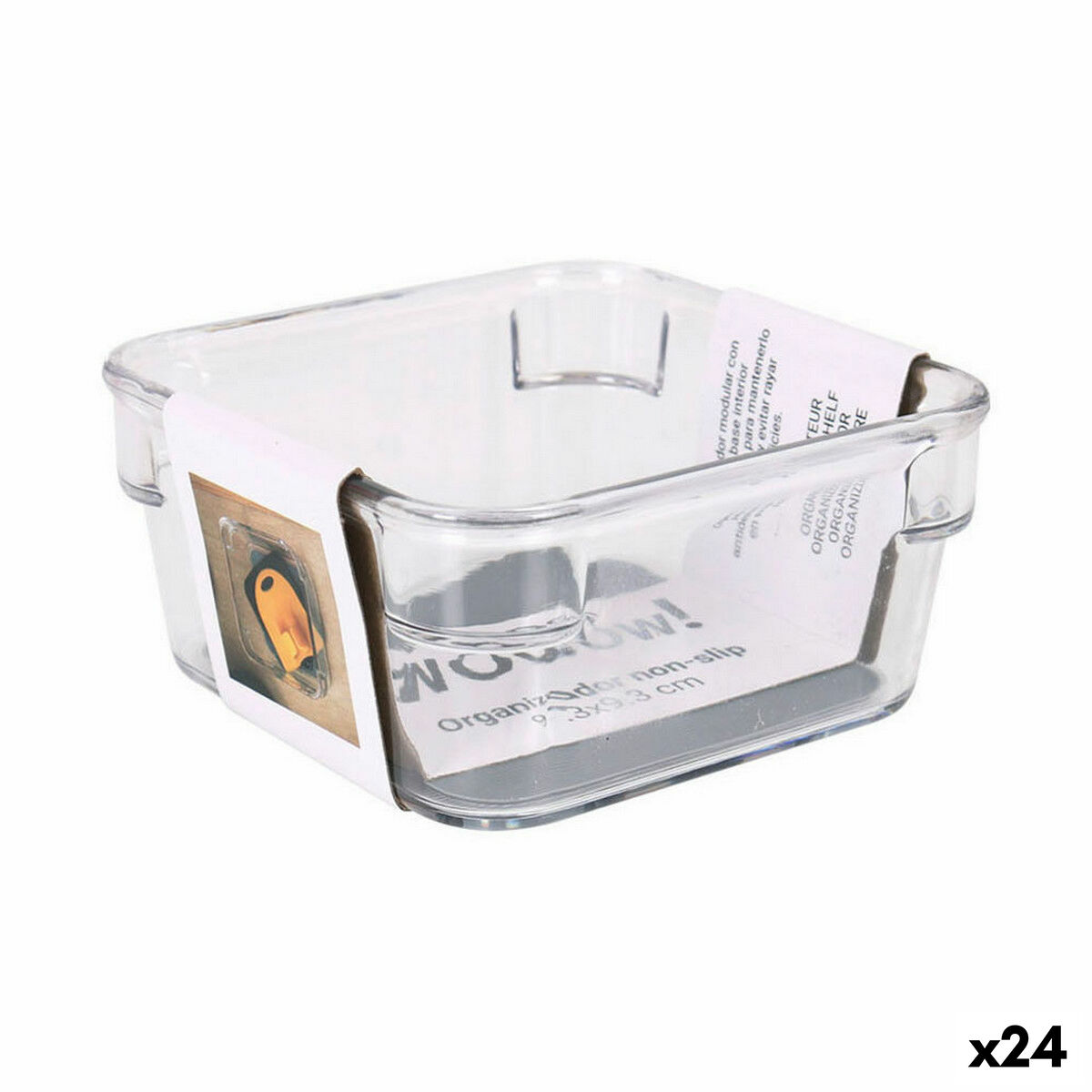 Кутия за Съхранение с Капак Evolution Прозрачен 39 x 29 x 31 cm (4 броя) (40 x 30 x 30 cm)