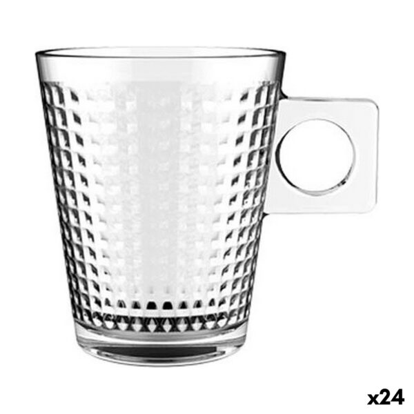 Комплект чаши за кафе части Lima panal 80 ml (3 Части) (24 броя)