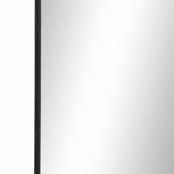 Стенно огледало Черен Кристал Желязо 59,5 x 2 x 103,5 cm