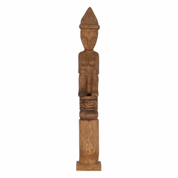 Декоративна фигурка Естествен Африканец 14 x 14 x 88,5 cm