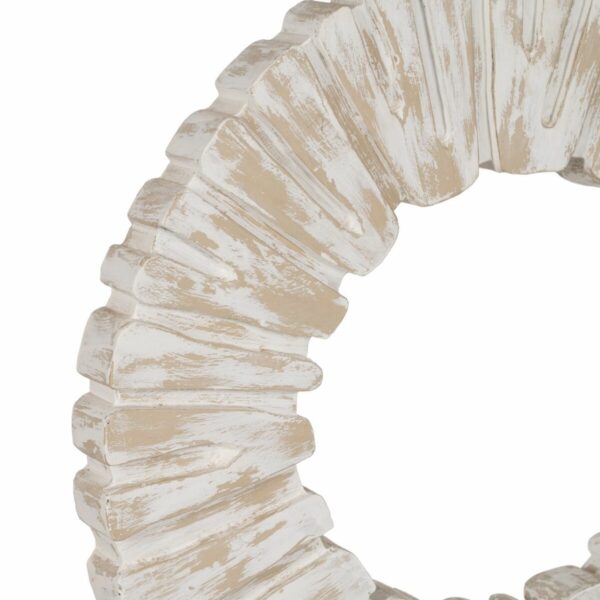Скулптура Бял Бежов пръстен 45 x 10 x 59 cm