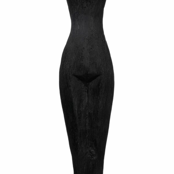 Декоративна фигурка Черен Дама 9 x 9 x 77 cm