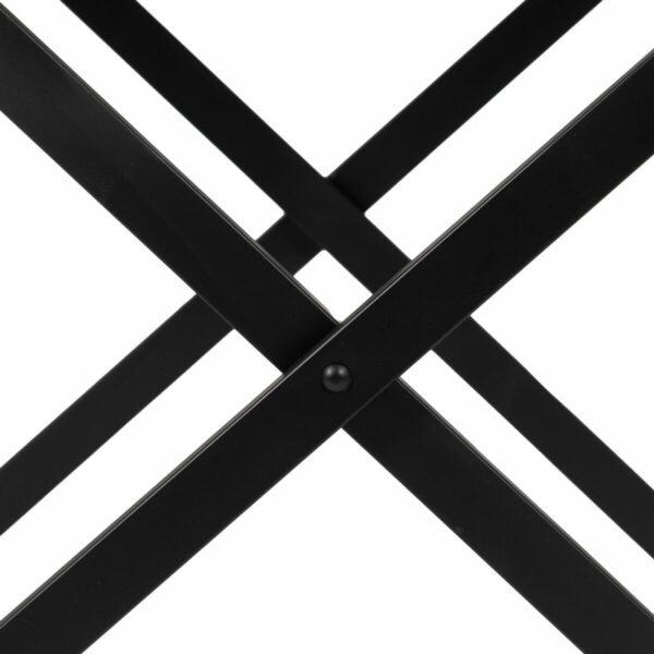 Нощно шкафче Кафяв Черен Дървен Желязо 60 x 40 x 55,5 cm
